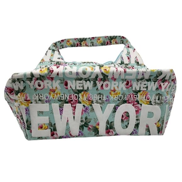 Robin Ruth New York Floral Print Hobo Shoulder Bag Zipper Closure Inner Pocket - Picture 6 of 6